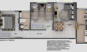 Imagem 4: Apartamento à venda, 50 m² por R$ 221.490,00 - Passaré - Fortaleza/CE