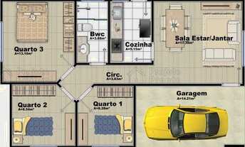 Imagem: Projeto Terreno e Construção 70m2