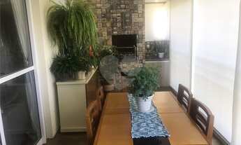 Imagem 5: Belíssimo apartamento com sala para dois ambientes e varanda gourmet integrada a cozinha n