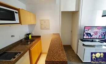 Imagem 2: Flat para locação no Itaim Bibi - Edifício The Town - Cód. OJM01138