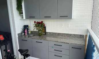 Imagem 4: Apartamento Mobiliado 62,8m² | Andar Alto | Sacada Gourmet