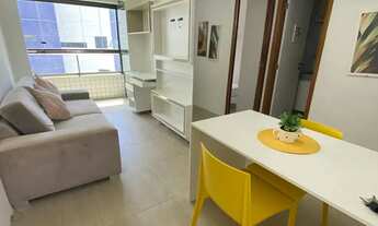 Imagem: 1qt Mobiliado c/Varanda pisc churrasqueira