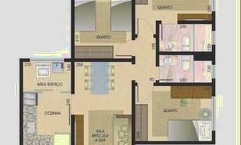 Imagem 3: Apartamento, 3 quartos, Sinimbu (Rio Branco). Venda.(6