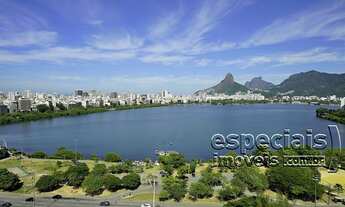Imagem 2: Apartamento à venda na Lagoa. RJ. Frontal. Linda vista
