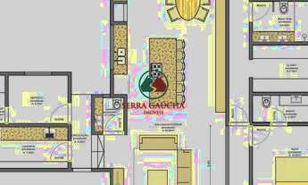 Imagem 2: Casa toda térrea com 3 suítes e em construção próximo ao Lago Negro em Gramado