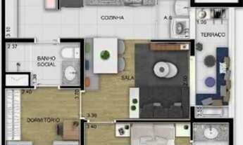 Imagem 7: Apartamento Bela Vista - Aquarela