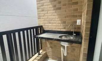 Imagem 2: Apartamento com varanda gourmet e área de lazer na cobertura em Intermares - AP1616