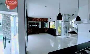 Imagem 2: Sobrado para locação em condomínio fechado de alto padrão com elevador