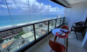 Imagem 2: Apartamento 1/4 para aluguel na Barra, mobiliado, nascente, vista mar