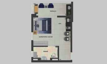 Imagem 6: Apartamento para aluguel com 34 metros quadrados com 1 quarto em Pinheiros - São Paulo - S