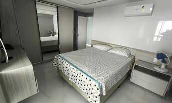 Imagem 7: Apartamento mobiliado e projetado para aluguel, 03 suites, vista mar, área de lazer