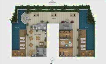 Imagem 4: Flat 19,10 m2 Noah Living em Porto de Galinhas prédio novo entrega em 4 meses