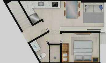 Imagem 5: Imóvel para venda tem 55 metros quadrados com 1 quarto em Praia dos Carneiros - Tamandaré