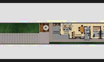 Imagem 7: Casa de Luxo no Parque Potira. Acabamento de Alto Padrão, 130 m², 3 suítes