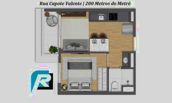 Imagem: Apartamento Tipo Estúdio com 29 e 35m²