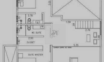 Imagem 7: Belíssimo Sobrado com piscina no condomínio Terras do Vale em Caçapava - 3 dorms sendo 2 s
