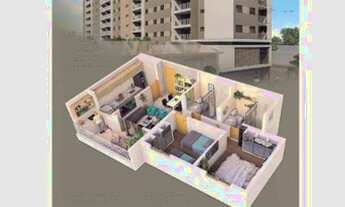 Imagem 2: Apartamento com 2 dormitórios à venda, 51 m² por R$ 280.000,00 - Mariano Procópio - Juiz d