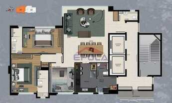 Imagem 2: 3 Quartos no Funcionários