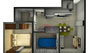 Imagem 3: Apartamento à venda, 38 m² por R$ 311.700,00 - Gutierrez - Belo Horizonte/MG