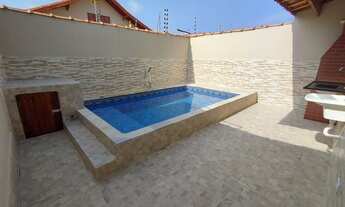 Imagem 2: Casa nova com piscina 88 metros quadrados 02 dormitórios Balneario Plataforma - Mongaguá