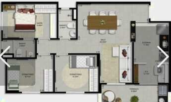 Imagem 2: Apartamento com 3 dormitórios à venda, 81 m² por R$ 526.000,00 - Canto do Forte - Praia Gr