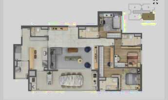 Imagem 2: Apartamento com 3 dormitórios à venda, 136 m2 por R$ 1.180.000,00 - Santo Amaro - São Paul