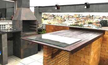 Imagem 2: Cobertura com 2 dormitórios 1 suiteà venda, 174 m² por R$ 690.000 - Vila Metalúrgica - San