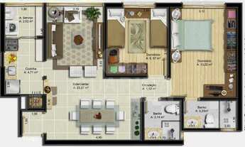 Imagem 6: Apartamento para comprar no bairro Tristeza - Porto Alegre com 3 quartos