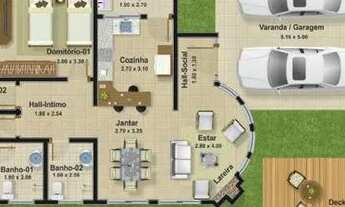 Imagem 7: SUA CHÁCARA NA PLANTA COM FUNDO PARA REPRESA