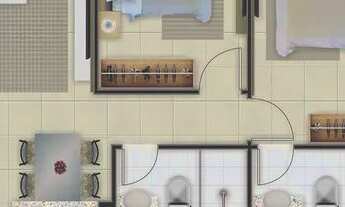 Imagem 6: Apartamento para venda com 52 metros quadrados com 2 quartos em Itaoca - Fortaleza - CE