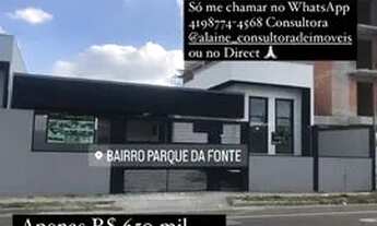 Imagem 2: Casa com piscina 3 quartos 2 banheiros sendo 1 suite e churrasqueira