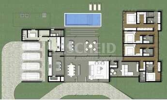 Imagem 6: Casa Térrea de 734 AUm² á venda, com 5 Suítes, 4 vagas Linda na Chácara Flora