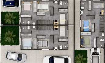 Imagem 4: Sobrado Geminado 01 com 90m2 Praia do Ervino/SC