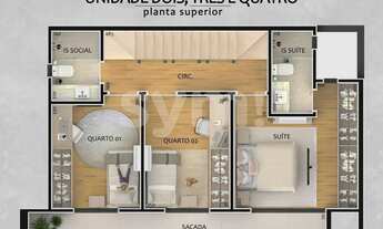 Imagem 5: Sobrado com 3 quartos ao lado do Jockey Plaza!