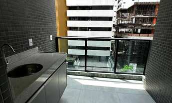 Imagem 3: 03 quartos sendo 01 suíte, móveis fixos e varanda, na Jatiúca