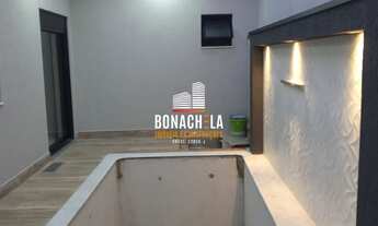 Imagem 6: Casa de condomínio térrea para venda possui 144 metros quadrados com 3 quartos