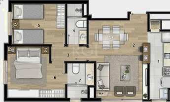 Imagem 3: Porto Alegre - Apartamento Padrão - Higienópolis