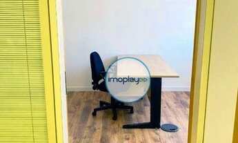 Imagem 5: Conjunto comercial com 45m² mobiliado, 02 banheiros, copa, 02 vagas e persianas nas janela