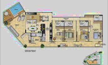 Imagem 4: Magnífica cobertura linear no Empreendimento ORLA CHARITAS com 239 m²