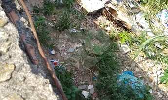 Imagem 2: Terreno 14,40m x 25m = 360m², terreno em declive acentuado