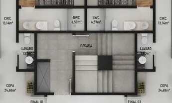 Imagem 6: Apartamento na planta com 3 quartos, próximo a praia em Piçarras