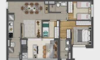 Imagem 3: Apartamento com 3 dormitórios à venda, 80 m² por R$ 760.000 - Freguesia do Ó - São Paulo/S