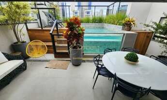 Imagem 3: Cobertura no Brooklin, reformada, 2 dormitórios, 2 suites, estilo moderno, com vista panor