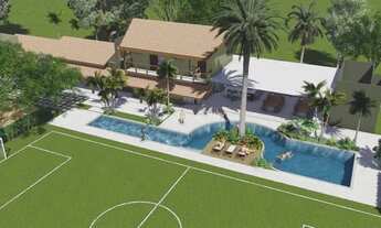 Imagem 5: SEU PROJETO DE CHÁCARA NA PLANTA COM FUNDO PARA REPRESA