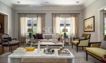 Imagem 5: Linda mansão, com piscina rodeada de belíssimo jardim e gazebo