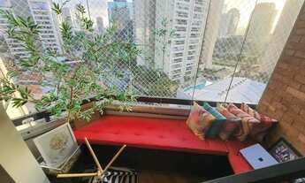 Imagem 5: Cobertura no Brooklin, reformada, 2 dormitórios, 2 suites, estilo moderno, com vista panor