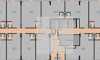 Imagem 2: Sala comercial nova de 31m2 no C'entro de São José dos Campos/SP