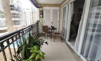 Imagem 2: Apartamento para aluguel tem 131 metros quadrados com 3 quartos em Gonzaga - Santos - São