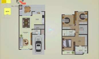 Imagem 2: Sobrado para Venda em Curitiba, Uberaba, 3 dormitórios, 1 suíte, 3 banheiros, 1 vaga