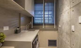 Imagem 6: Apartamento à venda em Curitiba, com uma suíte, cozinha, sala de estar/jantar, lavanderia